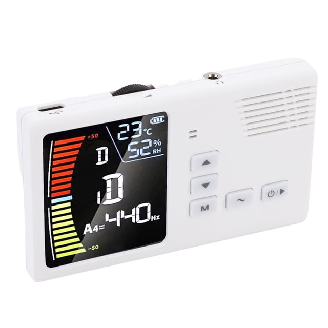 Sintonizador De Metrónomo, Pantalla LED Recargable, Sintonizador Digital 3 En 1, Generador De Tonos Con Modos De Captación De Micrófono De Vibración Para Guzheng, Guqin, Pipa