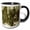 Black/White, variant on 3drose, Caroling in Front of a Church, 15oz Two-tone Black Mug