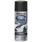 Graphite, Rust-Oleum Automotive Peel Coat Matte Spray Paint-283786, 10 oz, 6 Pack