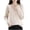 Beige(Style18), variant on Wave V-Neck Pullover for Women Winter Knitted Sweater Warm Inner Wear Base Layer Shirt