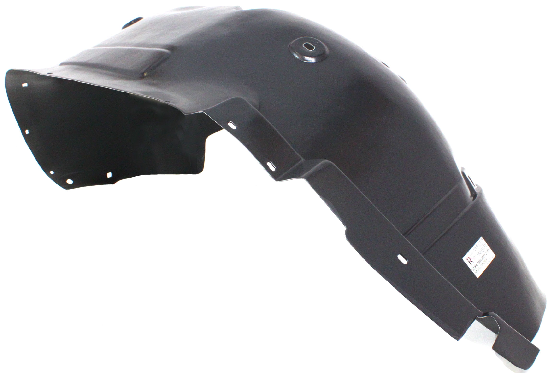 Replacement REPG222101 Fender Liner Compatible with 2007-2010 GMC Sierra 2500 HD 3500 Front, Right Passenger
