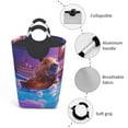 thumbnail image 4 of KLL Capybara Bathtub Fun Laundry Hamper,Large Canvas Fabric Lightweight Storage Basket Toy Organizer Dirty Clothes Collapsible Waterproof, 4 of 6