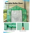 thumbnail image 4 of Quictent Portable Walk-in Mini Greenhouse 56"x29"x77" 3 Tiers 6 Shelves Outdoor Hot Green Gardening Planter House, 4 of 8