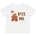 thumbnail image 3 of Inktastic Bite Me Gingerbread Boys or Girls Toddler T-Shirt, 3 of 5