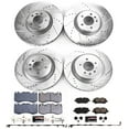 thumbnail image 3 of PowerStop Front and Rear Z23 Evolution Sport Carbon-Fiber Ceramic Brake Pad and Drilled & Slotted Rotor Kit Fits: LAND ROVER Select Models K7101, 3 of 10