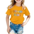 thumbnail image 7 of LNMQLPDBS Easter Tshirts Y2k Tops Junior Tops Shirts for Girls 12-14 Cute Shirts Baby Girl Clothes 24 Months 9 Year Old Girl Girls 10-12 Clothes, Yellow 12-13 Years, 7 of 7