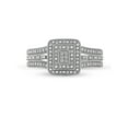 thumbnail image 5 of 1/6 Carat T.W. Diamond Cluster 10kt White Gold Engagement Ring, 5 of 6