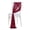 Burgundy, variant on 10/50 pcs as Chiffon Chair Sashes Wedding Chair Decoration for Aisle Party Banquet Event,17x275cm long-white