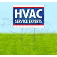 thumbnail image 1 of Hvac Service Experts (18" x 24") Yard Sign, Includes Metal Step Stake, 1 of 6