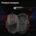 thumbnail image 5 of E-YOOSO X-39 USB Wired RGB Gaming Mouse 16400 DPI PAW3327 19 buttons programmable game Optical mice for Computer PC Laptop, 5 of 6