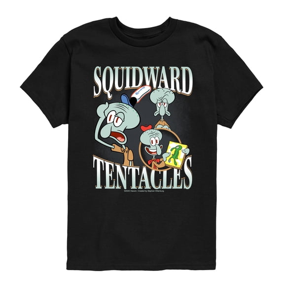 SpongeBob SquarePants - Squidward Bootleg - Youth Boys Short Sleeve Graphic T-Shirt
