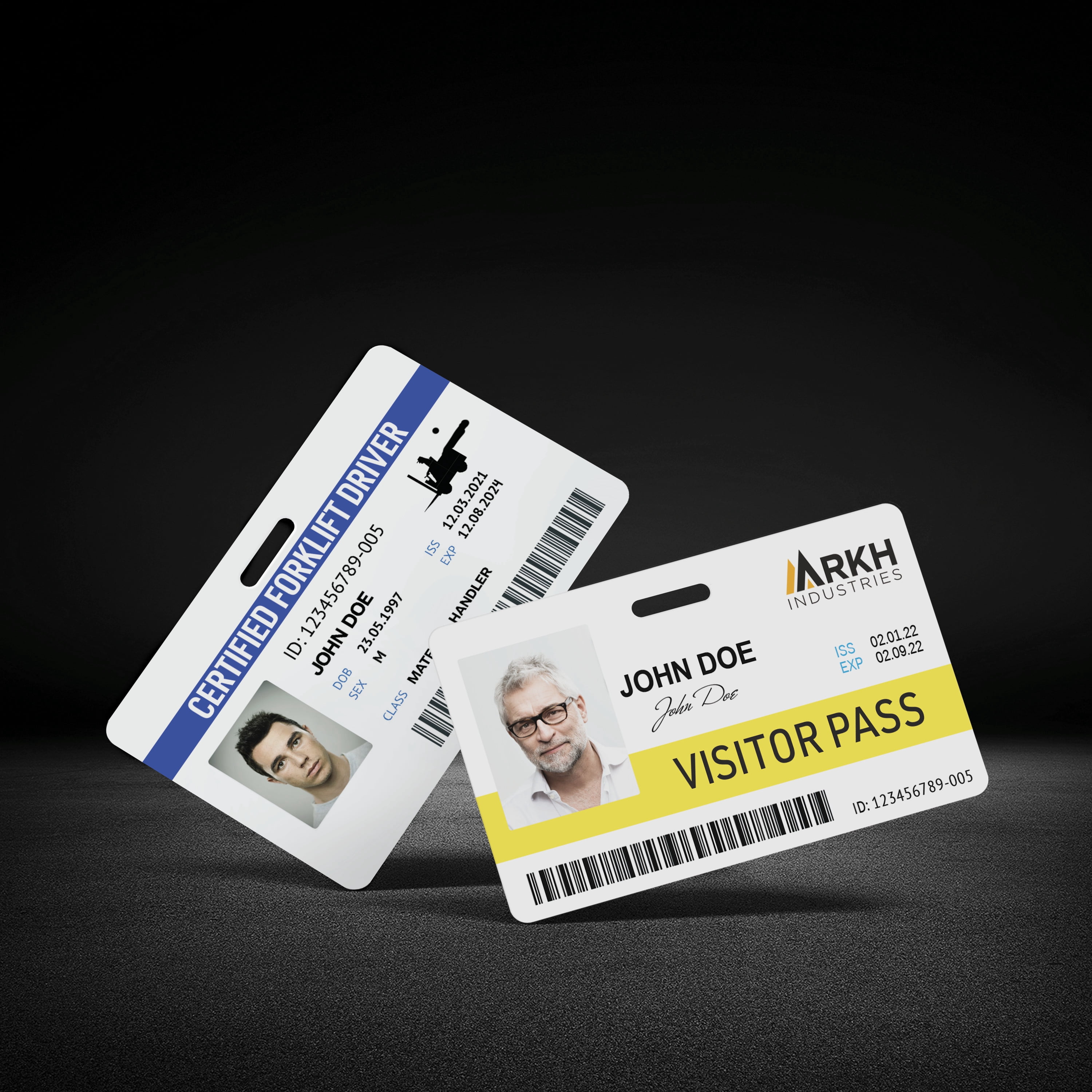 Avery Wide ID Badges for Lanyards, 80ct, 3.375" x 2.125" (61611)
