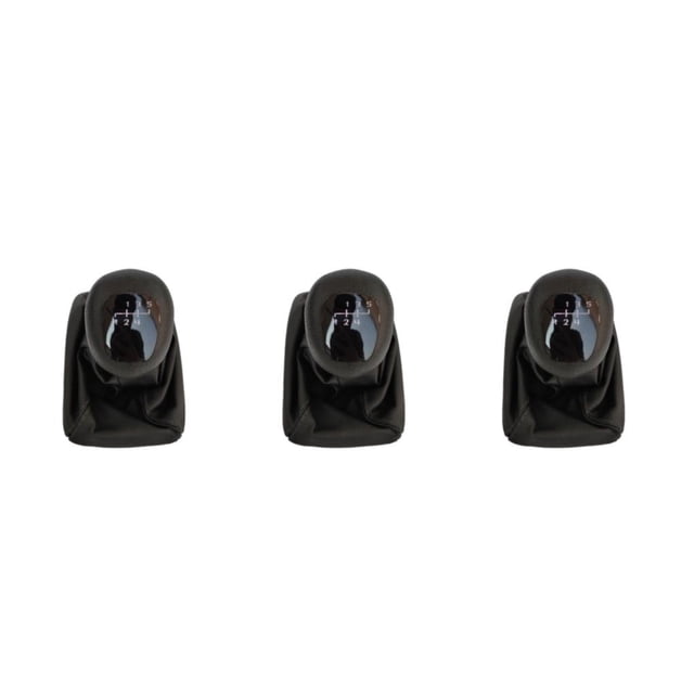 maskred Car Gear Knobs Gaiter Boot Cover Reliable Replacement With Match Black Made black 3Set