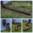 thumbnail image 4 of plusgutter 2 Pack Rain Gutter Downspout Extensions, Flexible Downspout Extender with 58"+68" Extendable Pipes for Rain Water Drainage, Dura, 4 of 6