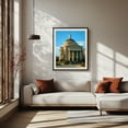 thumbnail image 2 of Holy Cross Parish at Saint Patricks Church, Olyphant - Olyphant Pennsylvania Photography Architecture Vintage Cityscape Travel Poster Street Photography Black Framed Wall Art Print 12 x 16 inches, 2 of 4