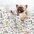 thumbnail image 3 of Pofeuu America Landmarks Print Puppy Blanket,Dog Blankets,Pet Blanket Cozy Cat Blankets for Indoor Cats, Fuzzy Pet Blanket for Kitten Doggy Dog Blankets-Large, 3 of 8