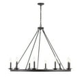 thumbnail image 2 of SAFAVIEH Telta 10 Light Industrial Adjustable Chandelier, Bronze Black, 2 of 3