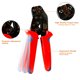 thumbnail image 3 of Kit De Herramientas De Crimpado, Alicates De Crimpado De Trinquete De Cable Con Conectores De Cableado Macho Y Hembra, Juego De Fundas Aislantes De Terminales Cateissary TO002191-00, 3 of 6