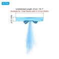 thumbnail image 2 of Uxcell Stretch Satin Chair Sashes Bows Chair Bands Decoration Mesh Yarn Floating Tied Blue 6, 2 of 6