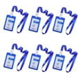thumbnail image 1 of Funda para tarjeta de trabajo, funda para cuerda para colgar certificados, funda impermeable para tarjeta de identificación de plástico ultragrueso, 1 of 5