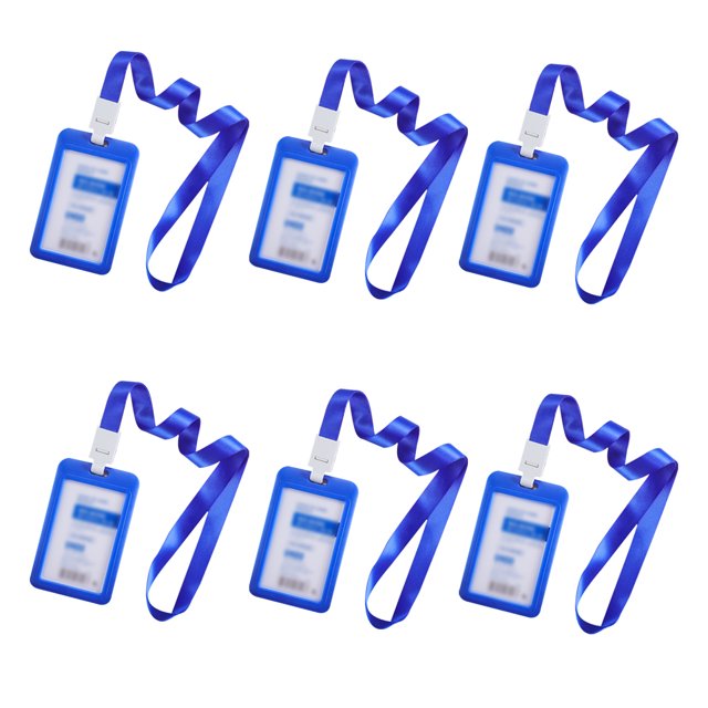 Funda para tarjeta de trabajo, funda para cuerda para colgar certificados, funda impermeable para tarjeta de identificación de plástico ultragrueso
