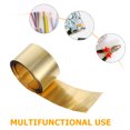 thumbnail image 5 of Rollo de lámina de latón grueso: lámina de cobre de alta pureza para manualidades, laboratorios, reparaciones eléctricas, joyería y proyectos creativos - 100 g, 5 of 5