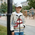 thumbnail image 5 of Chaqlin Galaxy Horse Fluffy Athletic Jacket for Youth and Boys - Fuzzy Hoodie for boys Long Sleeve Loose Hoodie for Sports and Casual, 5 of 7