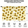 thumbnail image 2 of Blackout Kids Curtains,White Sunflower Childrens Insulated Curtains Set Of 2,Bedroom Essentials,Toddler Room Decor 52x63in(132x160cm), 2 of 4