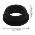thumbnail image 2 of LOLIPPYY 6Pcs Silicone Wire Grommets for Home Wire Management Flexible High Temperature Resistant Black, 2 of 8