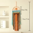 thumbnail image 4 of QKW1CPS Creative sun-shaped woven hanging ornament, hand-woven tapestry, Bohemian wall hanging decoration（10.2in*35inThe sun sets.）, 4 of 5