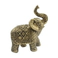 thumbnail image 5 of LOVIVER Elephant Figurine Animal Sculpture Resin, Tabletop Ornament, Decorative Statue for Desk Bedroom Fireplace Entrance Home Decor Gold, 5 of 8