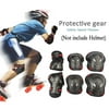 CoastaCloud 6PCS Kids Childrens Adults Teens Youths Safety Skateboard Gear Guard Wrist Elbow Knee Pads Inline Skating Roller Cycling Blading for Bicycle, Skateboard, Scooter