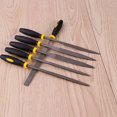 thumbnail image 4 of 6pcs Wood File Set 180x5mm Comfortable Hand Grip Handles Mini Wood Rasp File Tools, 4 of 9