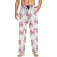 thumbnail image 4 of Top-kevin Bows Mens Pajama Pants with Drawstring Pockets Lounge Pants Casual Pajama Bottoms Men Sleep PJ Pants, 4 of 7