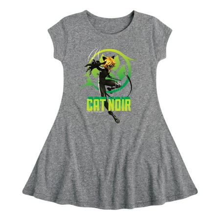 

Miraculous Lady Bug and Cat Noir - Cat Noir - Toddler And Youth Girls Fit And Flare Dress
