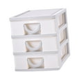 thumbnail image 5 of deevoka 3-tier Desktop Storage Box Sundries Holder for Cosmetics Stationery Home Use Grey, 5 of 9