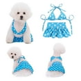 thumbnail image 2 of Riklu 2 Pcs Dog Bikini Dress, Stylish Swimsuit Costume for Small Dogs, Comfortable & Adjustable Puppy Bathing Suit, Soft Outfit Pet Apparel for Beach, Pool and Summer Fun, 2 of 5