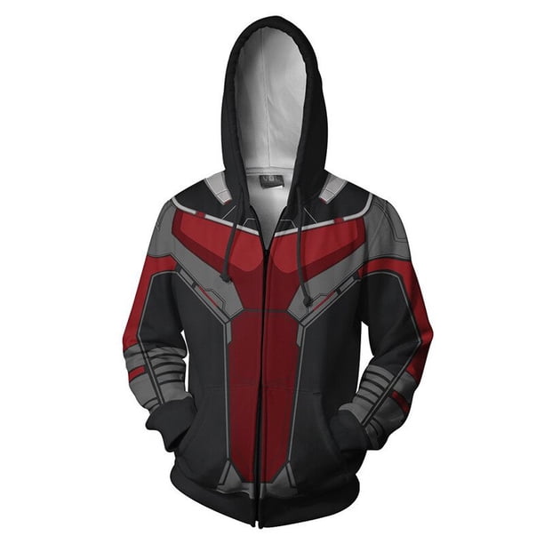 Ant and The Wasp Man Hoodie 3D Print Chaqueta de hombre Cosplay Disfraz Adulto Tops Daredevil Ant Coat Hombre Sudaderas45XL Deng Xun unisex