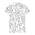 thumbnail image 4 of Floral Print Tops for Womens Short Sleeve T-Shirts V Neck Tee Shirts Basic Tee Loose Fit 2025 Fashion, 4 of 5