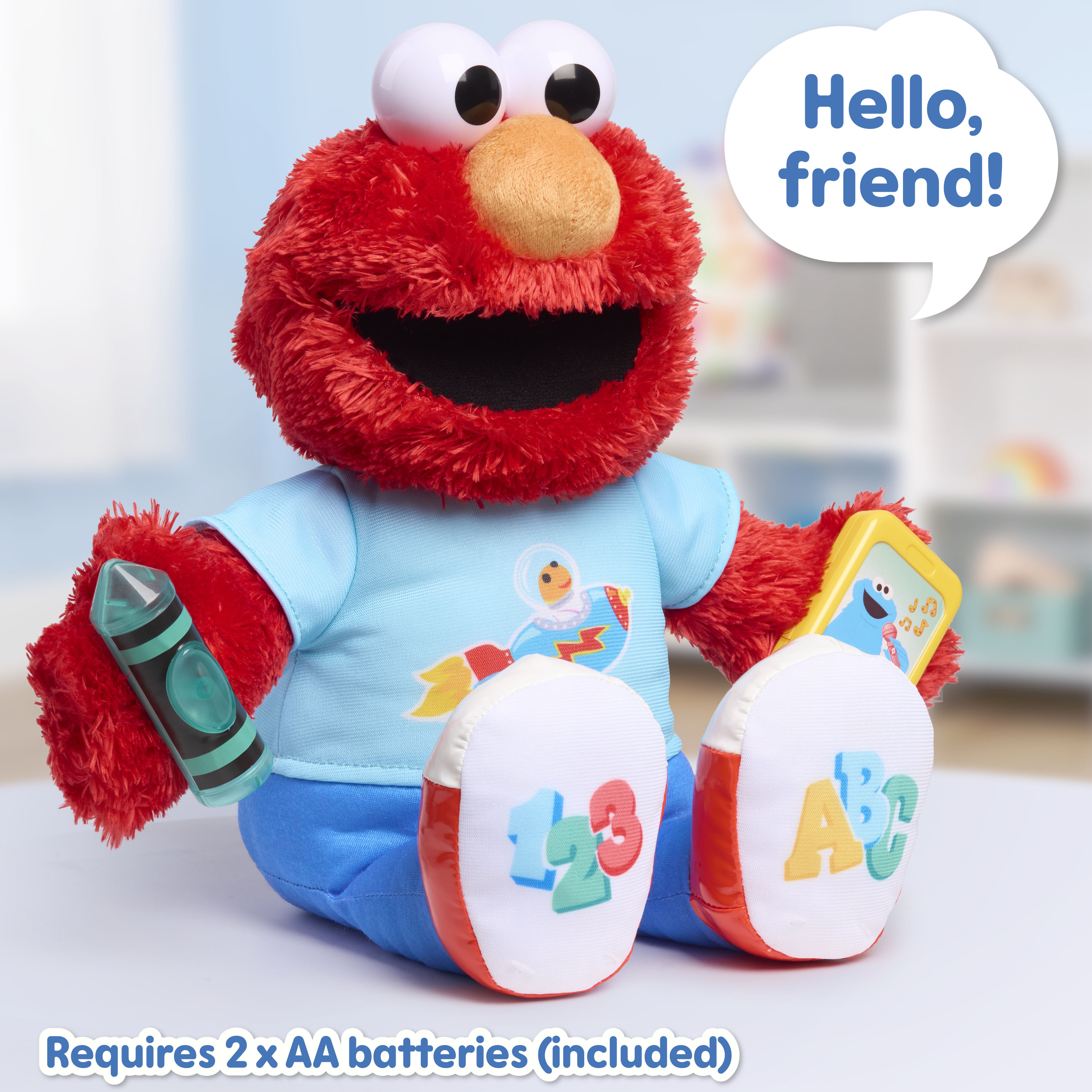Sesame Street Learning Elmo 13-Inch Interactive Plush photo 7