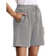thumbnail image 1 of Pantalones cortos Quenteen de baloncesto para mujer, casuales, de verano, hasta la rodilla, 1 of 9
