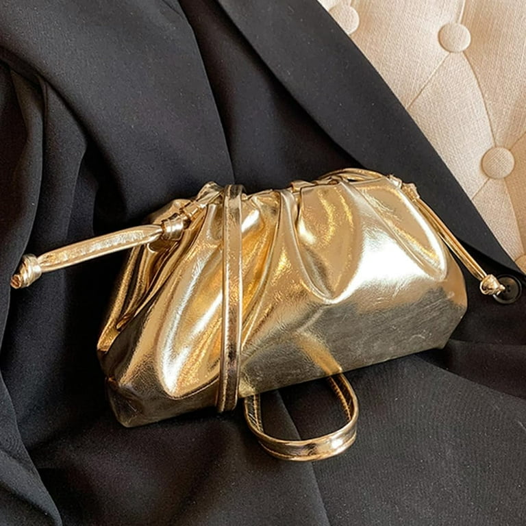 green emerald velvet dress Gemma Gold Bag main image 0