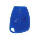 thumbnail image 1 of Funda de llave de coche de silicona azul única para Mercedes-Benz C-Class S203 W204 W203 - Funda de control remoto de llave de 3 botones, 1 of 6