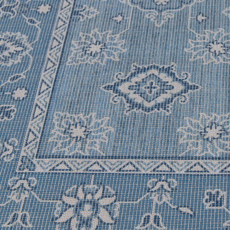 Better Homes & Gardens Lillian Blue Persian Area Rug, 5 ft x 8 ft