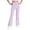 Purple A, variant on Zpanxa Girls Pants Girls Solid Flare Pants High Waist Bell Bottom Leggings Stretchy Casual Long Trousers