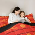 thumbnail image 5 of Homewish Magic Animal Dragon Bedding Comforter Set,Boho Bohemain Tribal Twin Comforter Sets,Orange Red Bedding Set For Boys Teens,Microfiber Bedroom Decor Reversible,2-Piece, 5 of 8
