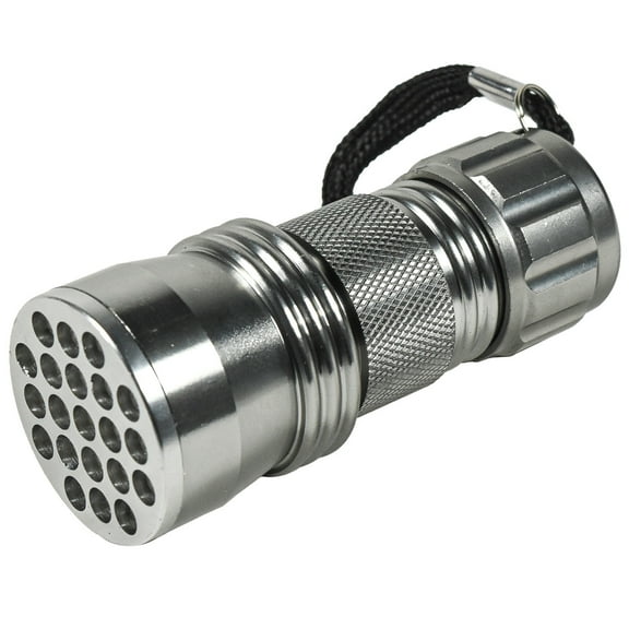 HQRP UV Flashlight 21 LED 380 nm wavelength for Document/Forgery Authenticity, Currency/Bill Verification