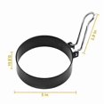 thumbnail image 2 of Round Egg Pancake Maker Mold,Non Stick Kitchen Tool for Shaping Eggs, 2 of 5
