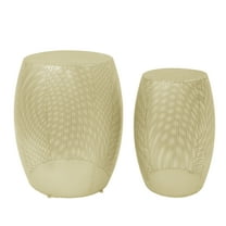 GDF Studio Modern Gold Finish Side Table Set