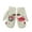 White, variant on Knitted Christmas Stocking-Themed Mittens Warm Gloves for Holiday Occasions Outdoor Use & Festive Accessory Red Free Size